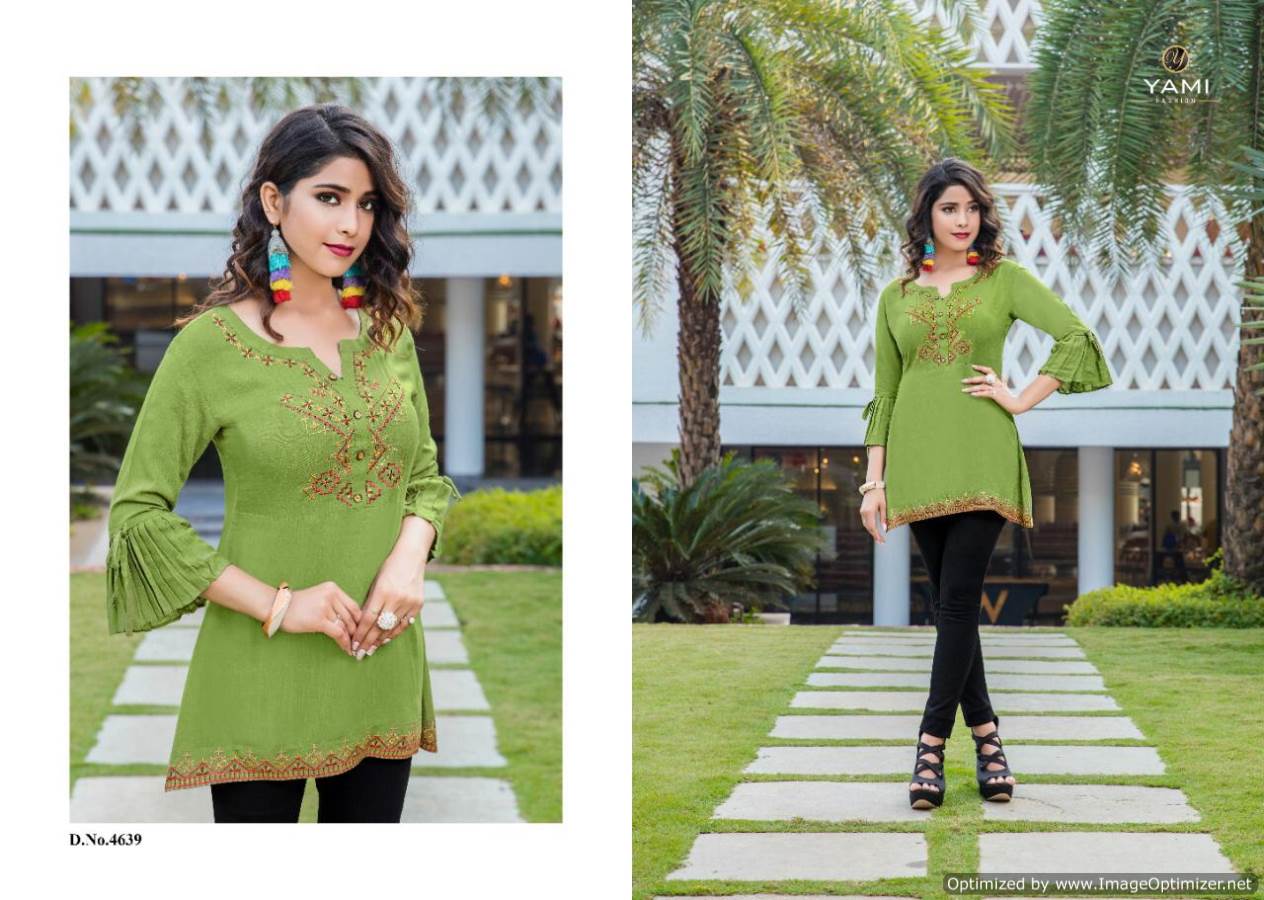 Yami Presents Bold 2 Collection Of Heavy Rayon Fancy Top