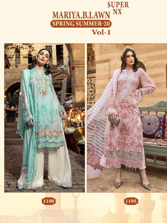 Shree Presents Mariya B Lawn Vol-1 Super Nx Designer Pakistani Salwar Suits