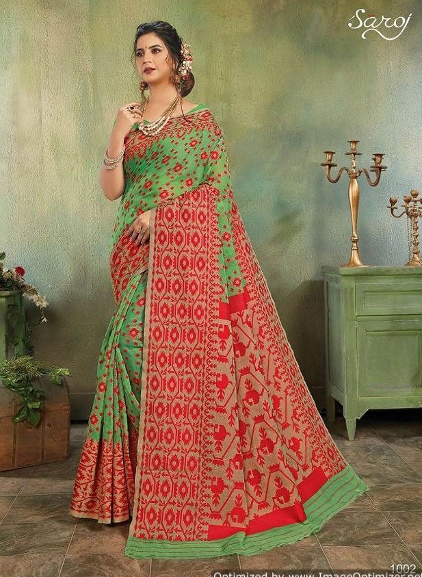 Saroj Presents Monisha  Vol 2  Cotton  Saree Collection