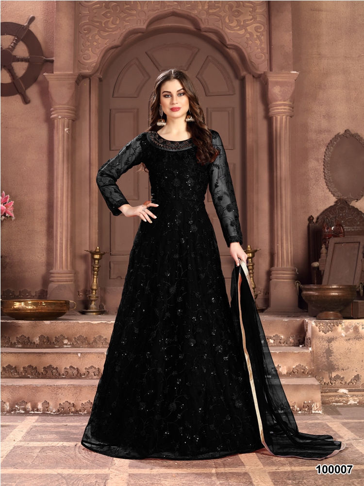 Aanaya Presents 100 Colors Vol 2 Wedding Wear Net Rich Look Salwar Suits