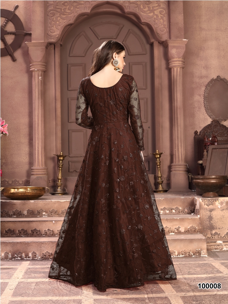 Aanaya Presents 100 Colors Vol 2 Wedding Wear Net Rich Look Salwar Suits