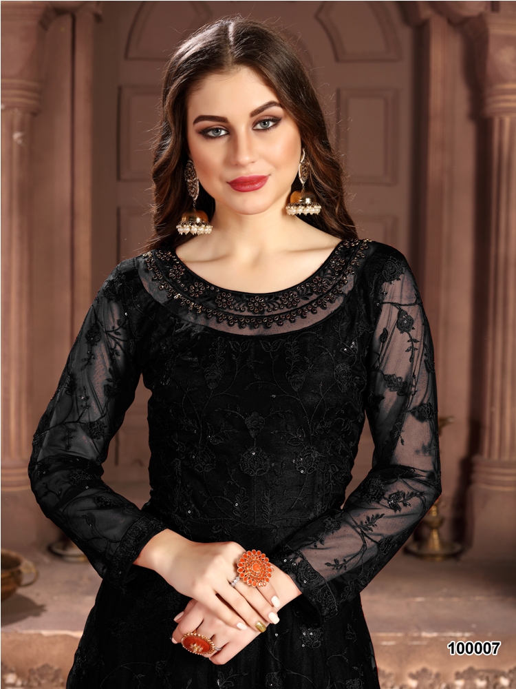 Aanaya Presents 100 Colors Vol 2 Wedding Wear Net Rich Look Salwar Suits