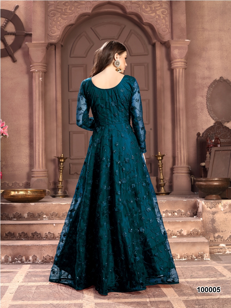 Aanaya Presents 100 Colors Vol 2 Wedding Wear Net Rich Look Salwar Suits
