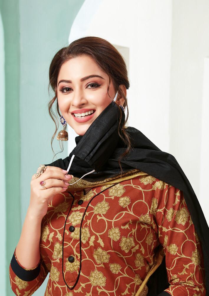 Aarvi Presents Super Patiyala 2 Cambric Cotton Ready Made Dress Collection