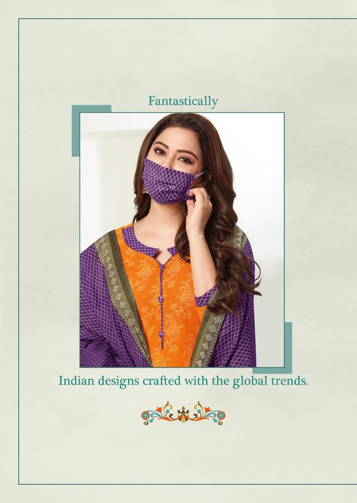 Aarvi Presents Super Patiyala 2 Cambric Cotton Ready Made Dress Collection