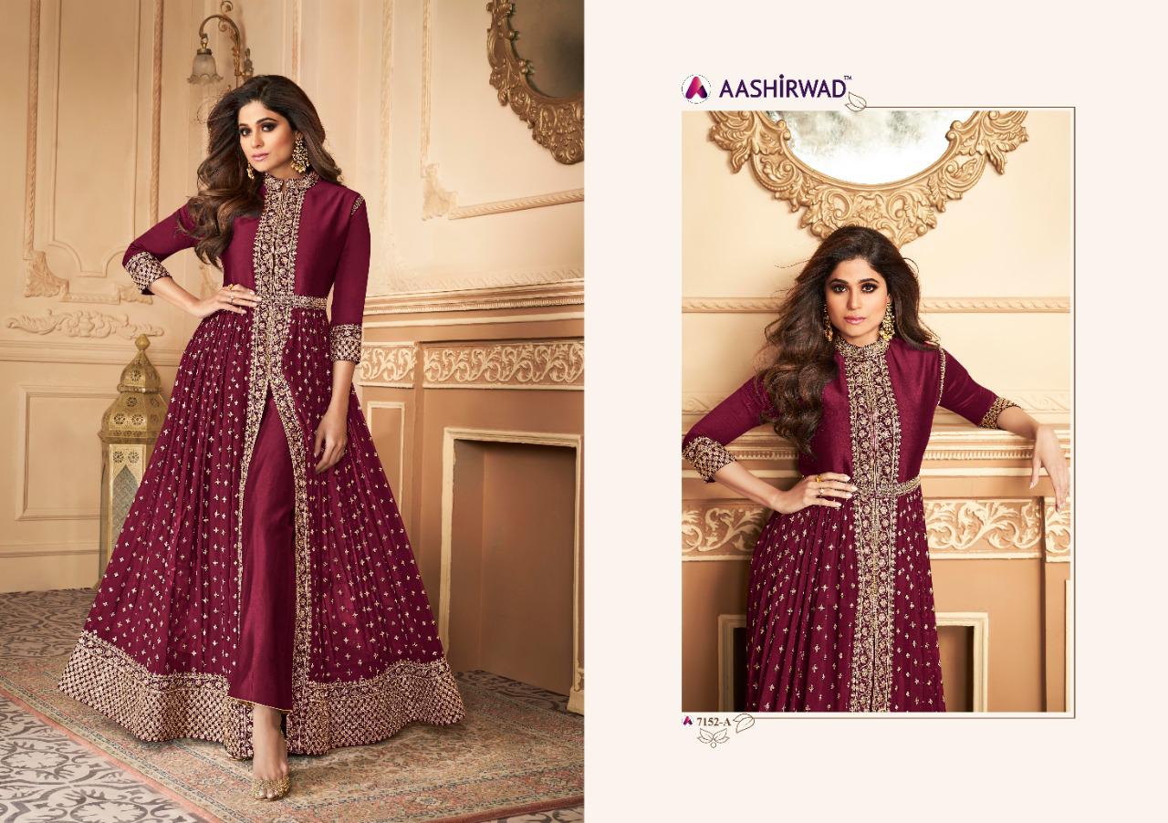 Aashirwad Presents Anokhi  Embroidered Salwar Suits