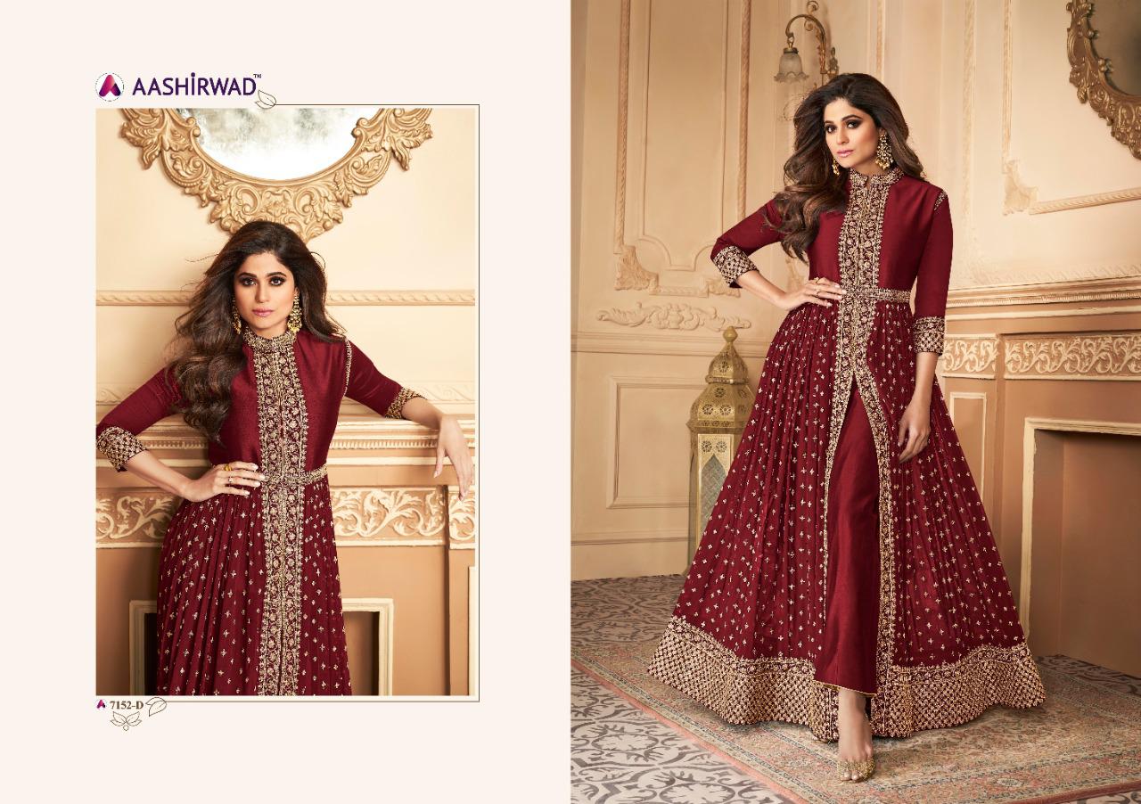 Aashirwad Presents Anokhi  Embroidered Salwar Suits
