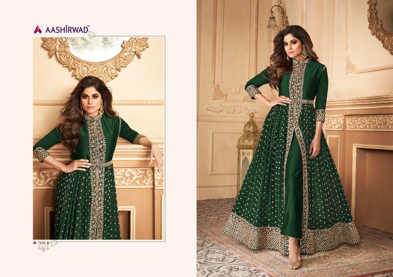 Aashirwad Presents Anokhi  Embroidered Salwar Suits