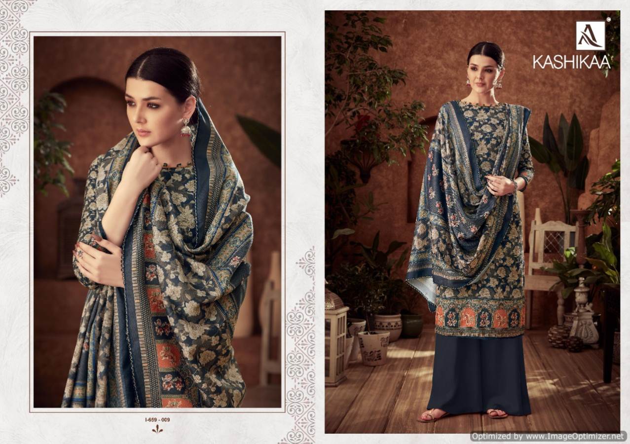 Alok Presents  Kashikaa  Designer Dress Material