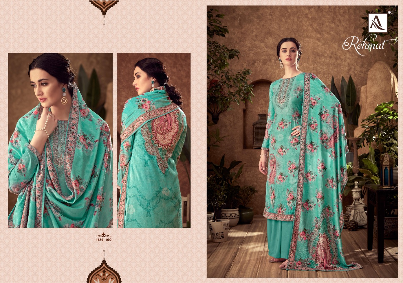 Alok Presents Rehmat Designer Dress Material