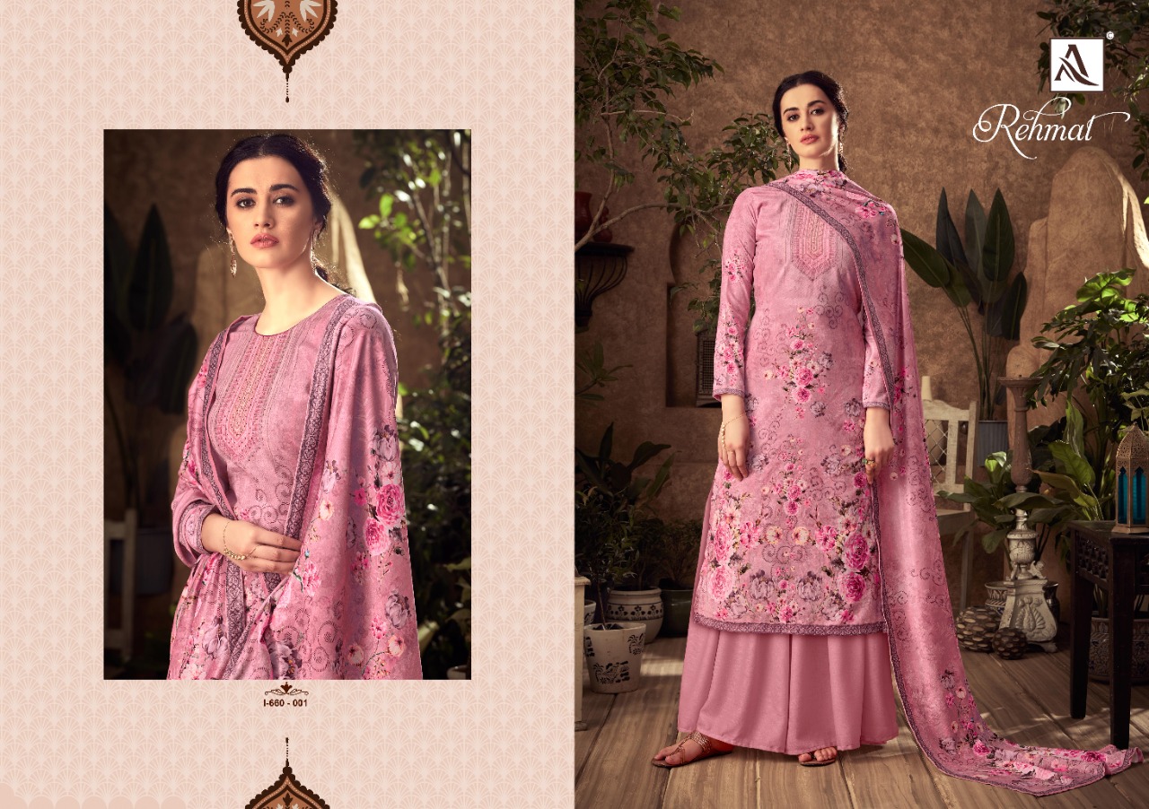 Alok Presents Rehmat Designer Dress Material