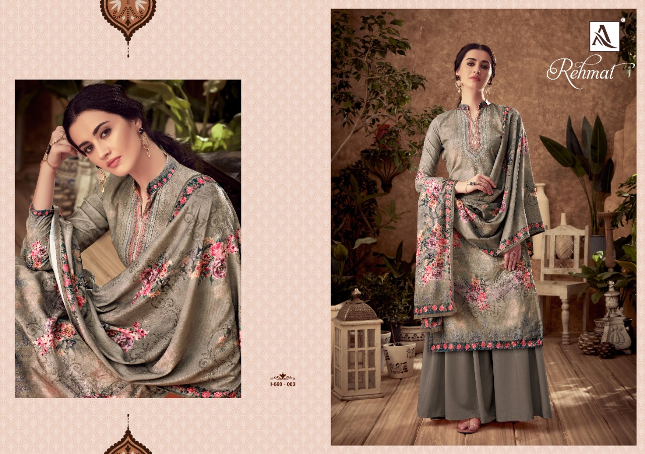 Alok Presents Rehmat Designer Dress Material