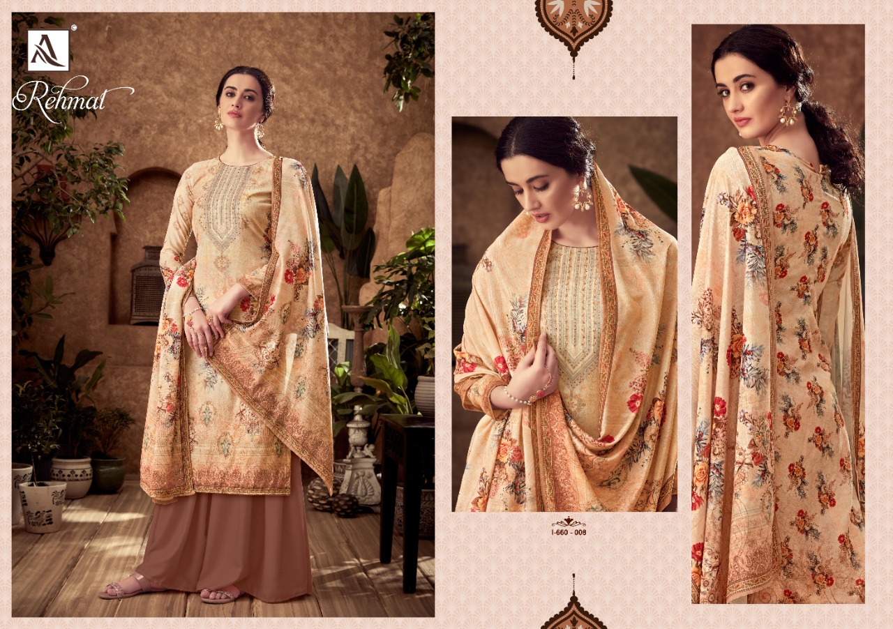 Alok Presents Rehmat Designer Dress Material