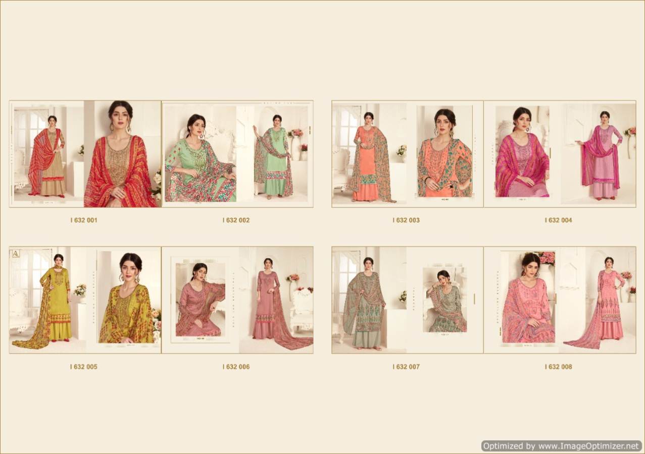 Alok Presents  Sana Safeena  Designer Dress Material