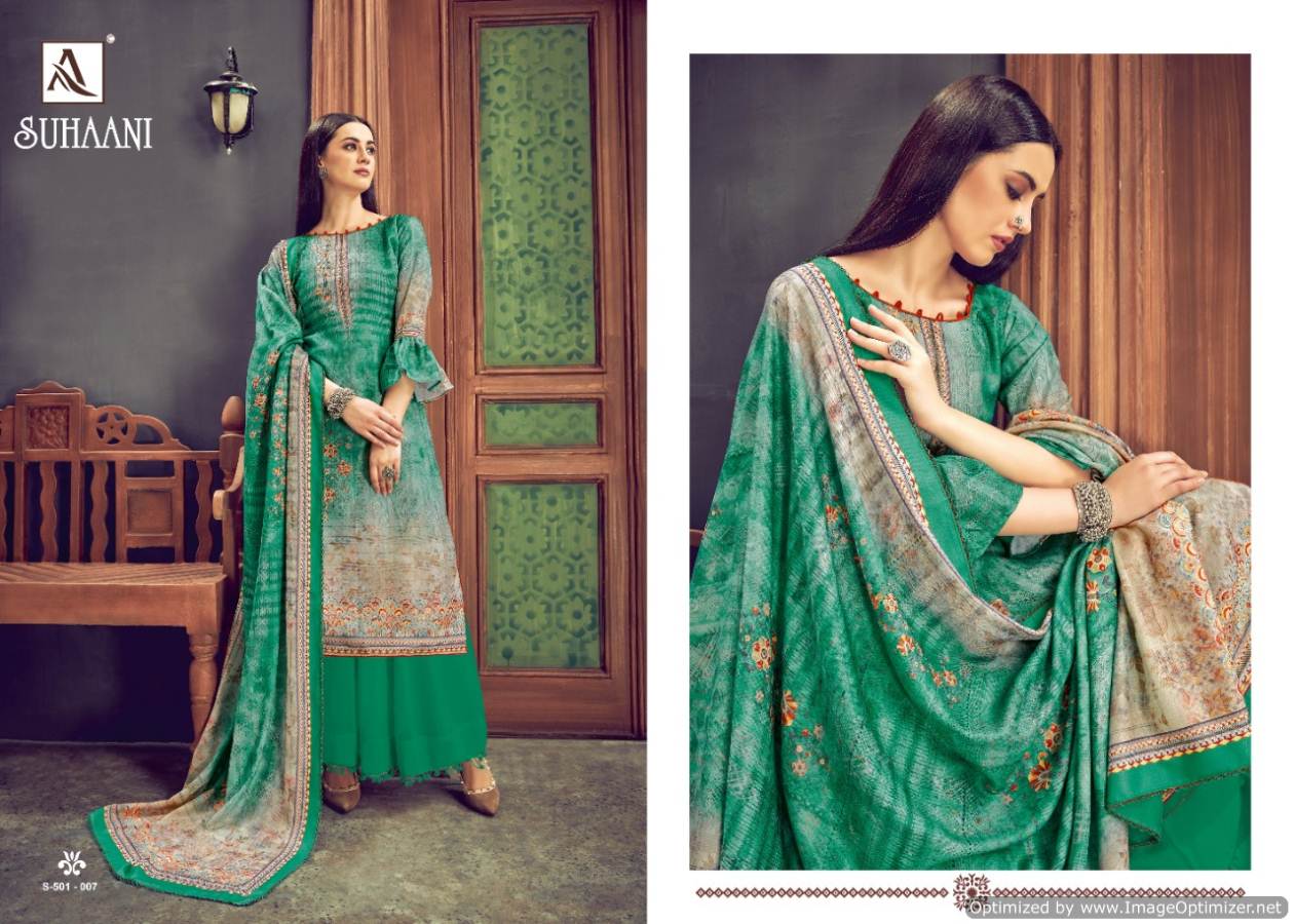Alok Presents Suhani Pure Pashmina Dress Material