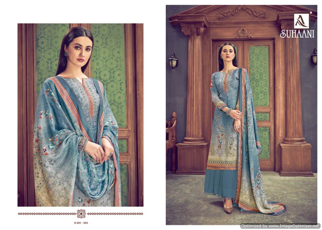 Alok Presents Suhani Pure Pashmina Dress Material