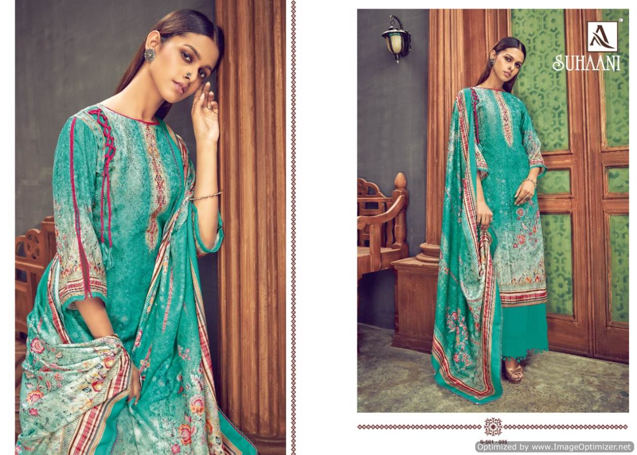 Alok Presents Suhani Pure Pashmina Dress Material