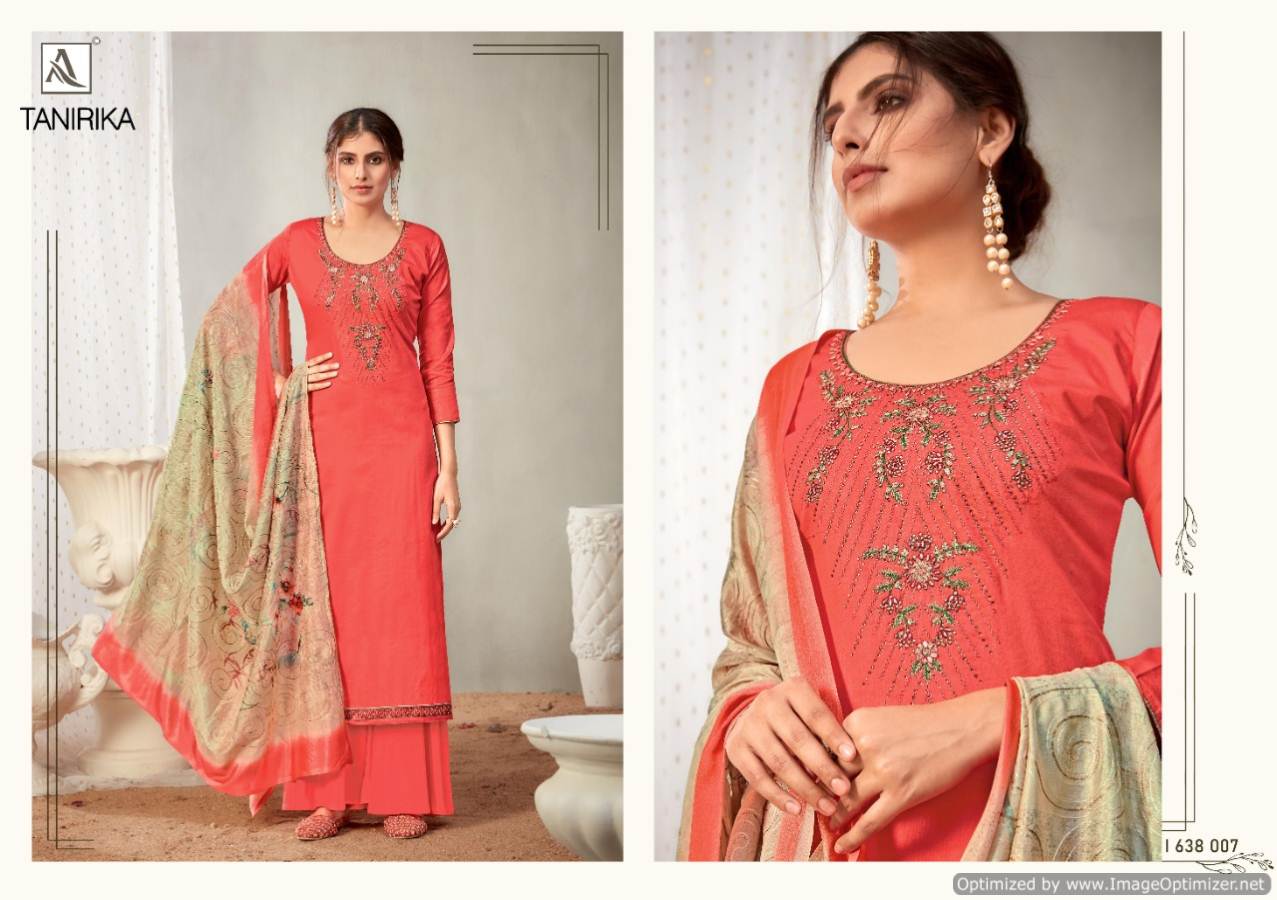 Alok  Presents Tanirika Designer Dress Material