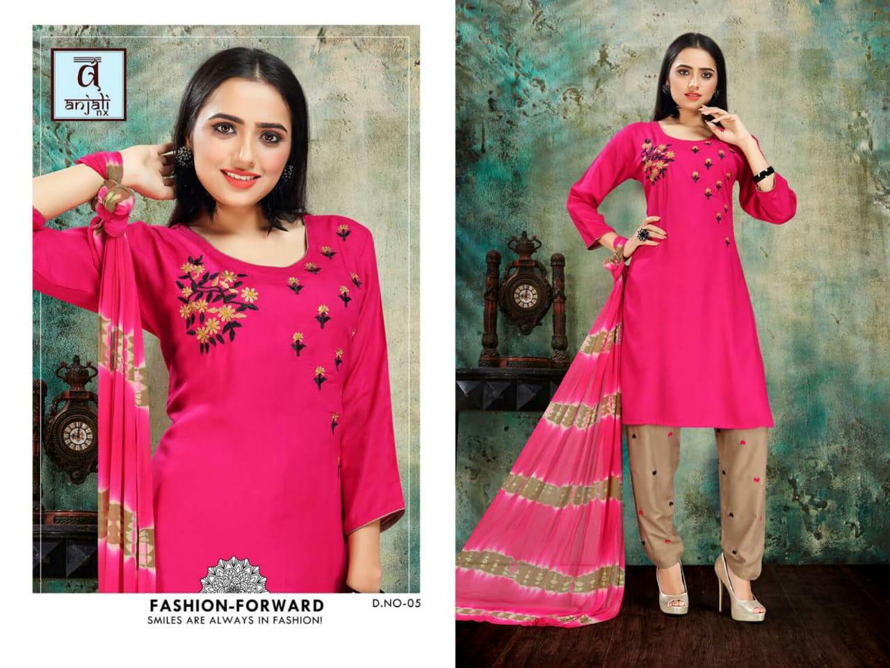 Anjali  Presents  Aishwariya Vol  3  Ready Made Dress Collection