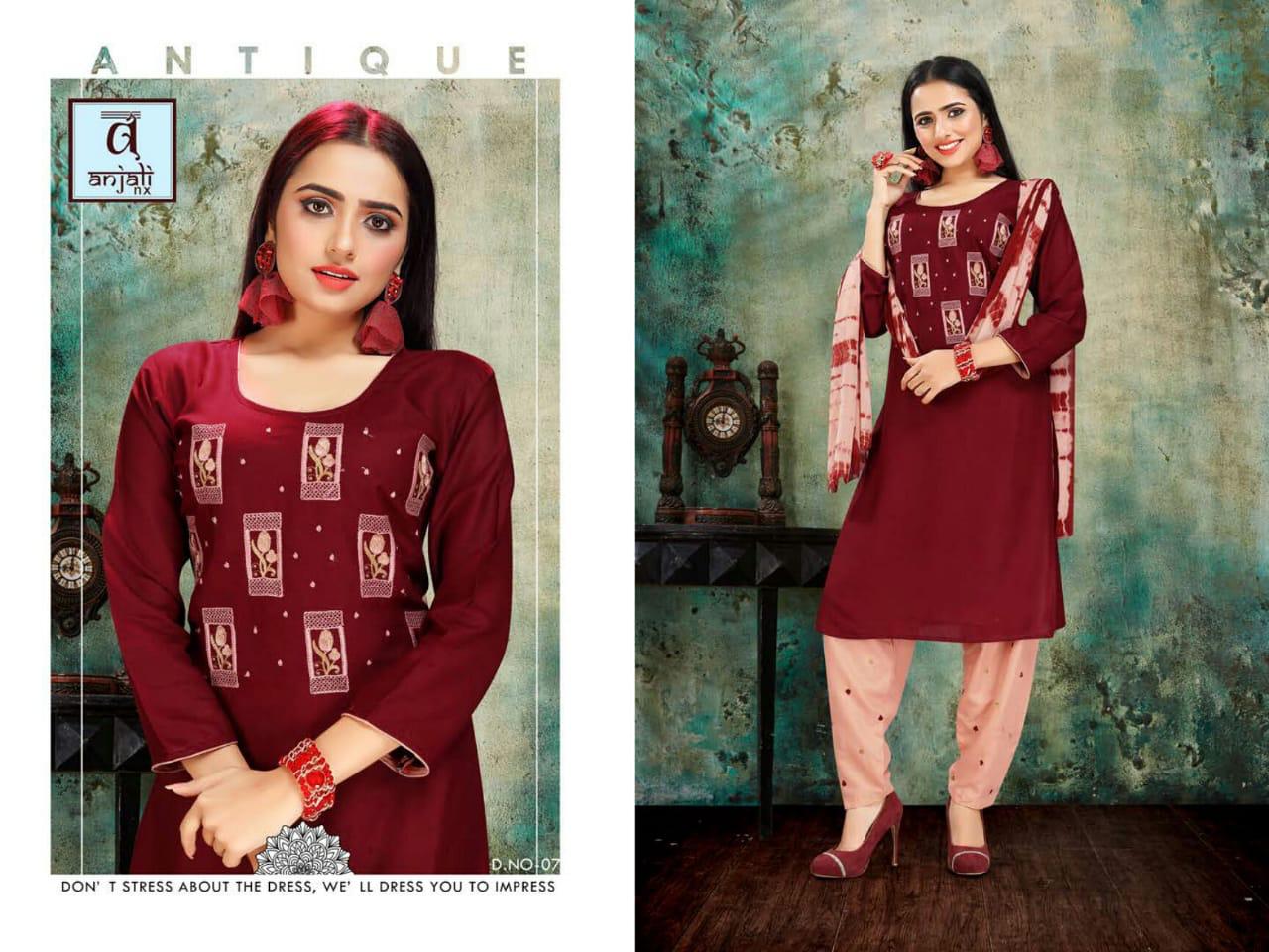 Anjali  Presents  Aishwariya Vol  3  Ready Made Dress Collection