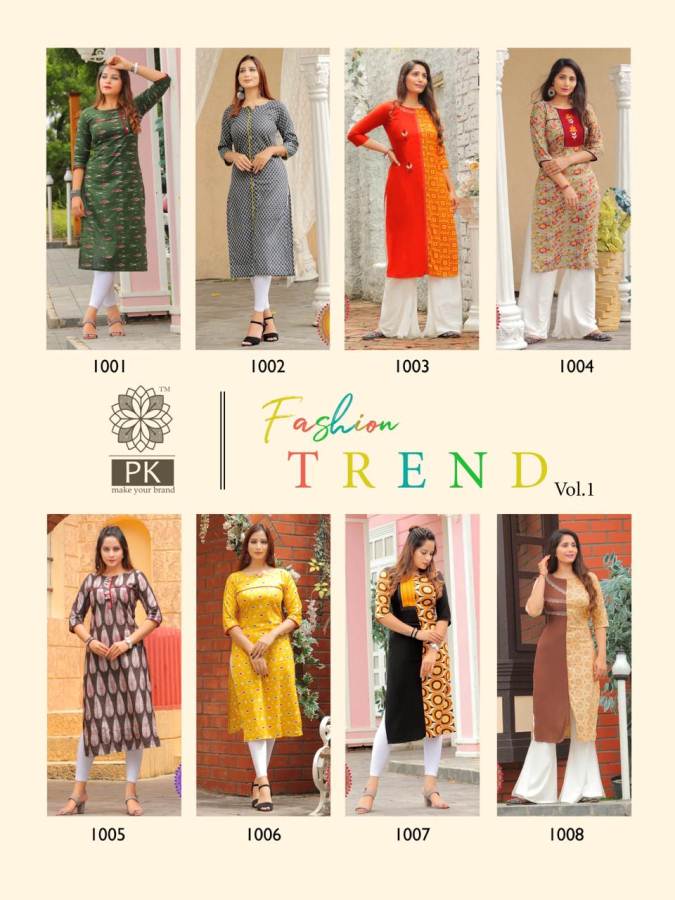 Aradhna Presents Fashion Trend Vol 1 Daily Wear Kurti Collection