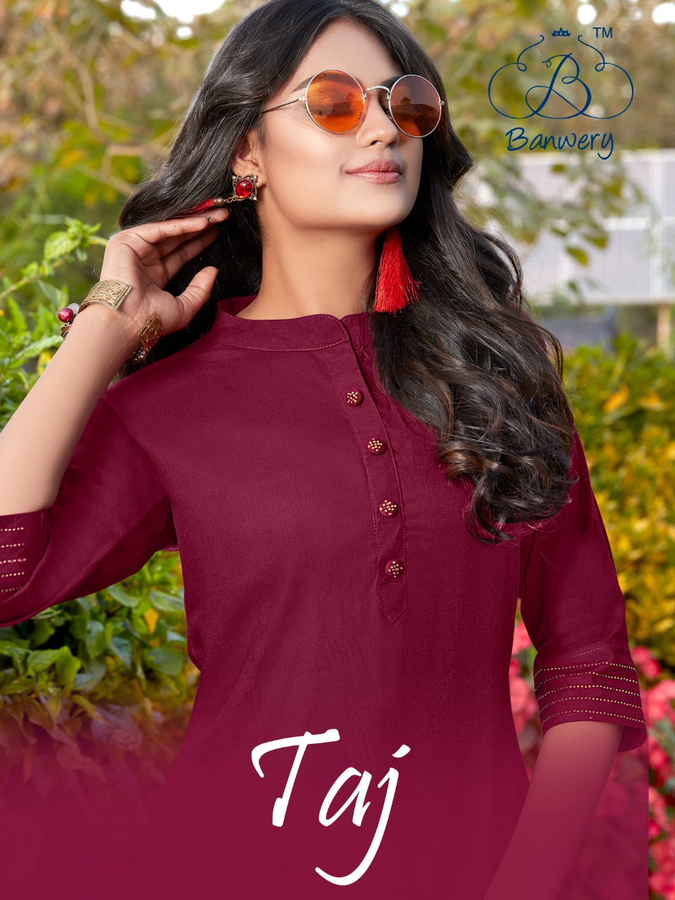 Banwery Presents  Taj Designer Kurtis Collection