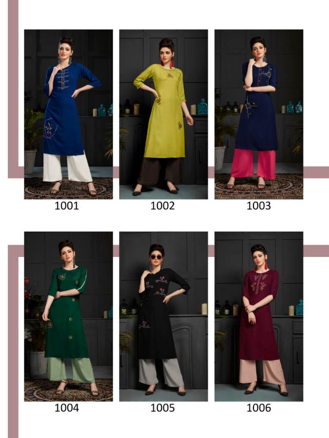 Banwery Presents  Kangana  Casual Wear Kurti With Bottom