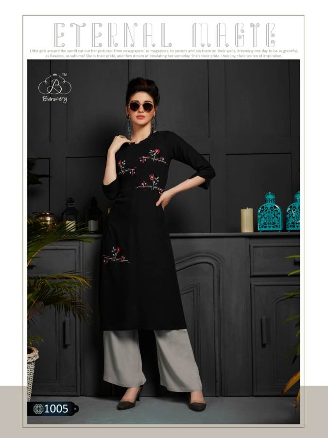 Banwery Presents  Kangana  Casual Wear Kurti With Bottom