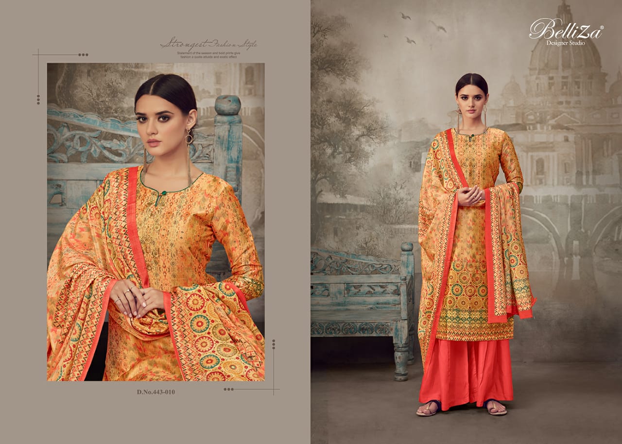 Belliza Presents Cosmic  Designer Dress Material