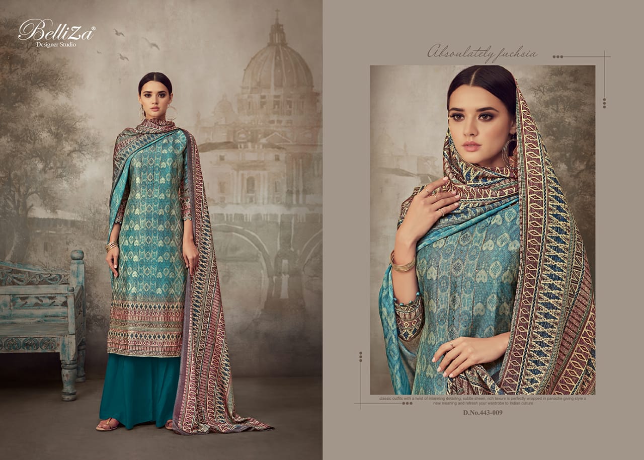Belliza Presents Cosmic  Designer Dress Material