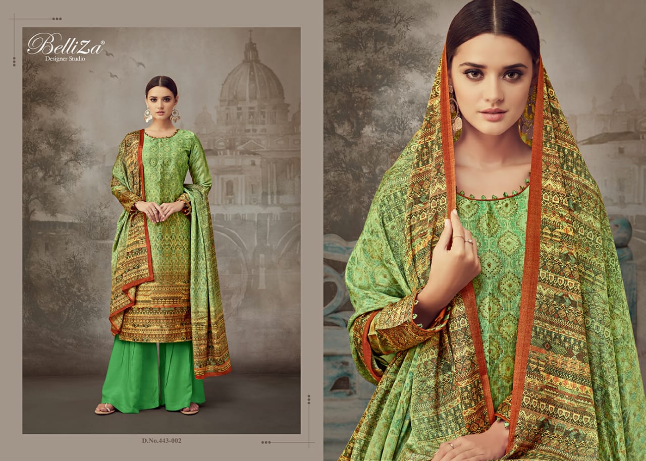 Belliza Presents Cosmic  Designer Dress Material