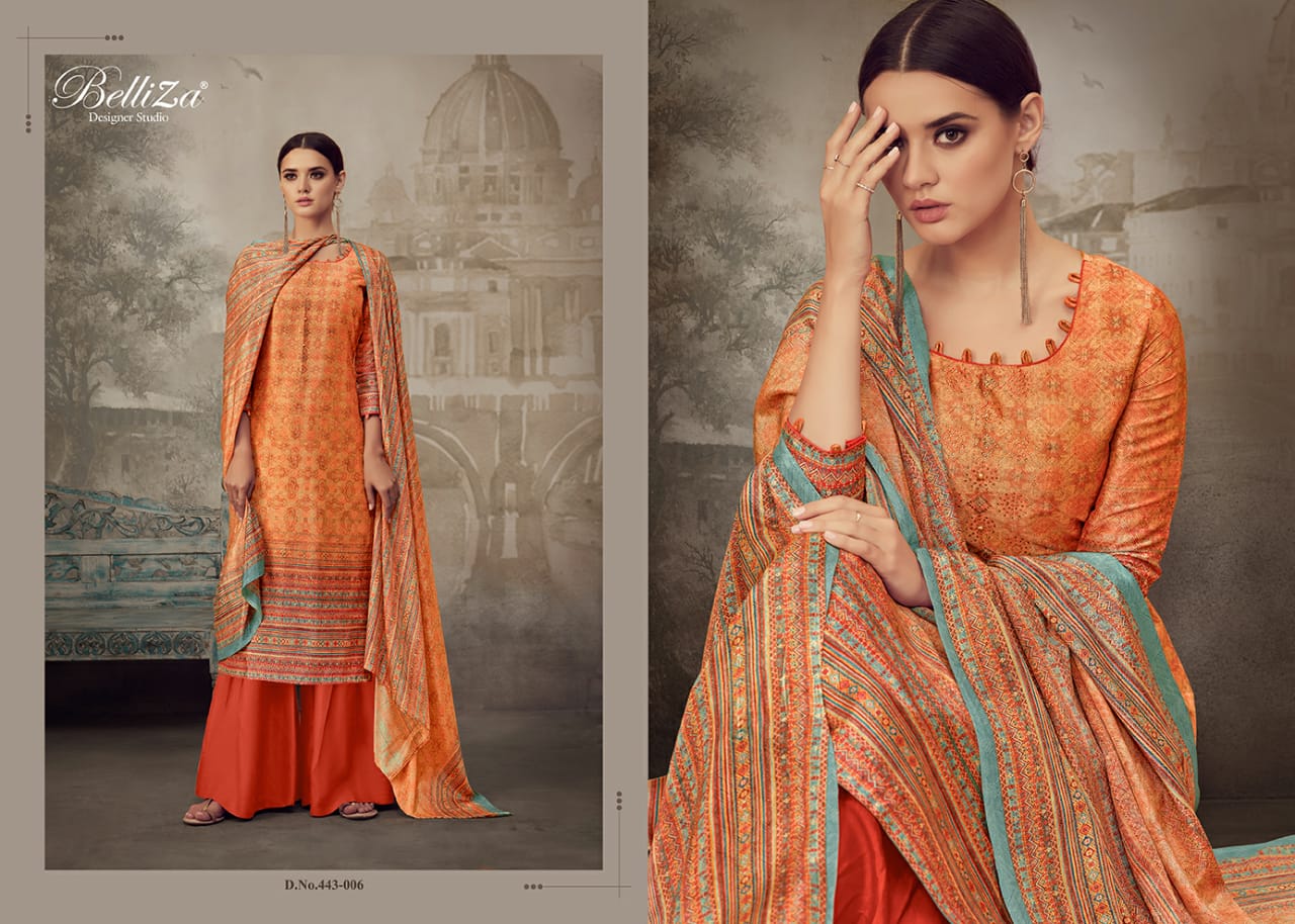 Belliza Presents Cosmic  Designer Dress Material