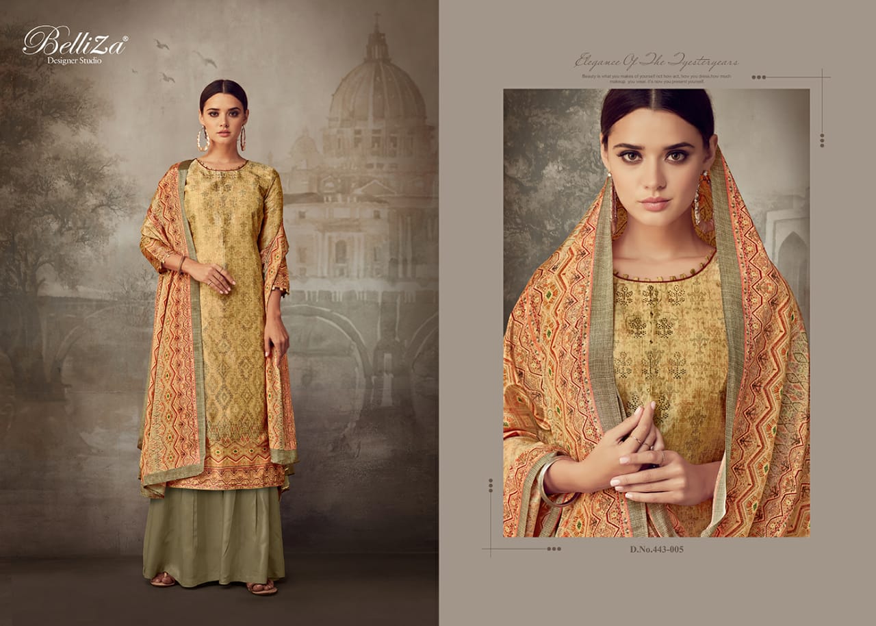 Belliza Presents Cosmic  Designer Dress Material
