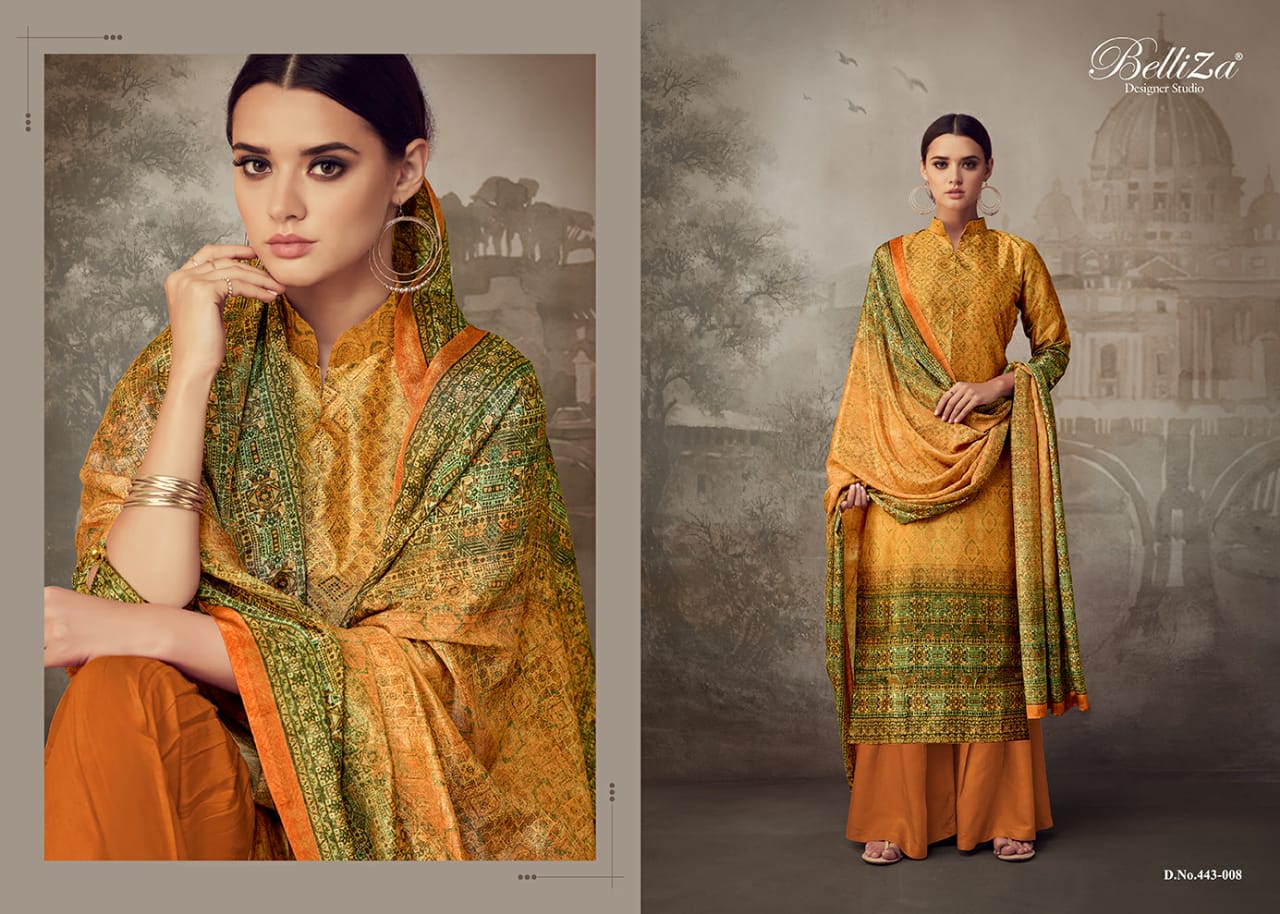 Belliza Presents Cosmic  Designer Dress Material