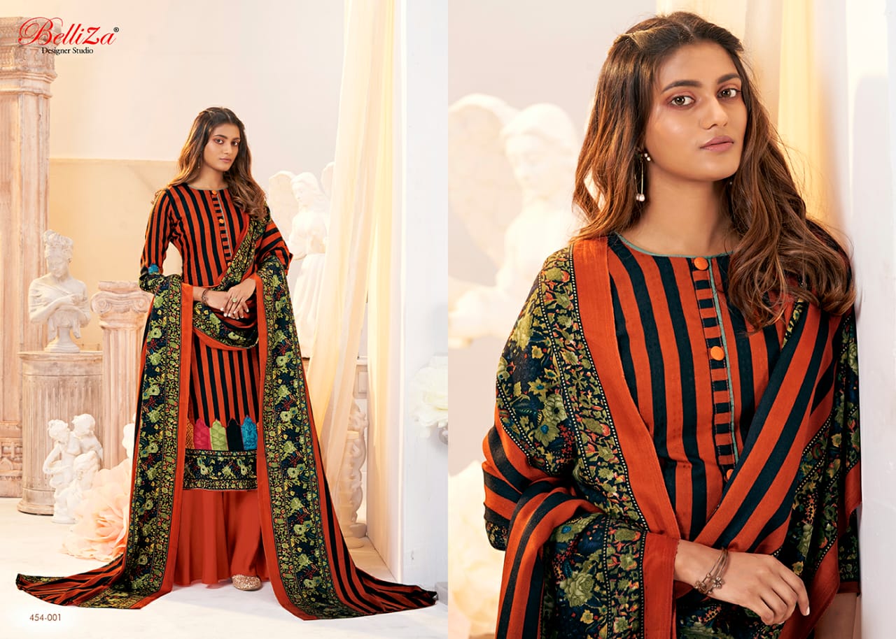 Belliza Presents Al'marina Designer Dress Material