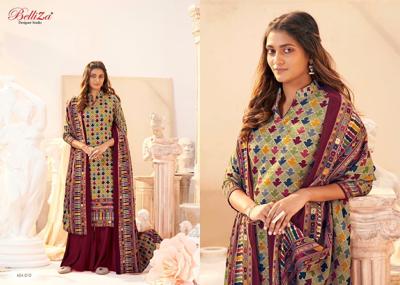 Belliza Presents Al'marina Designer Dress Material