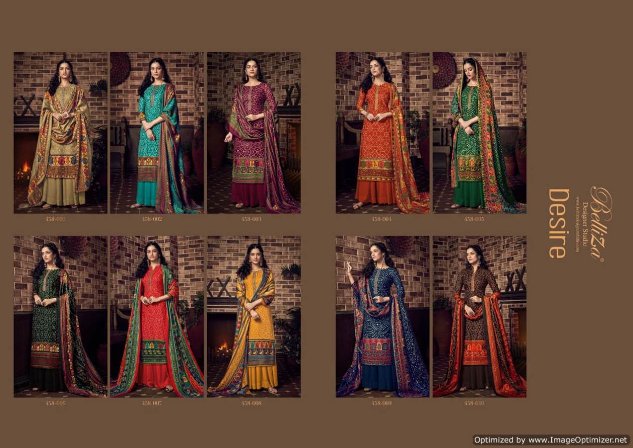 Belliza Presents Desire  Designer Dress Material