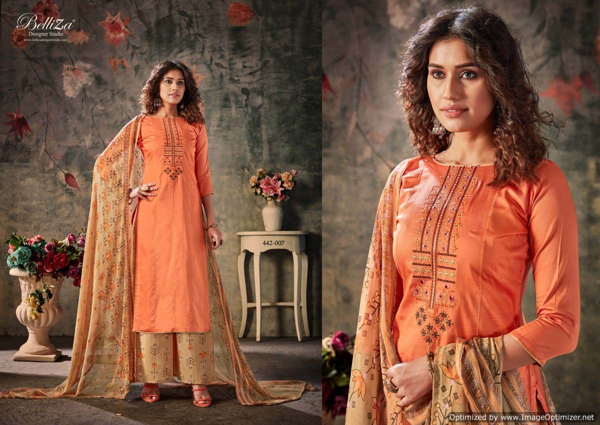 Belliza  Presents Nazar E Patiala Vol 4 Designer Dress Material