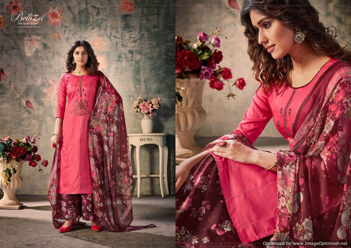 Belliza  Presents Nazar E Patiala Vol 4 Designer Dress Material