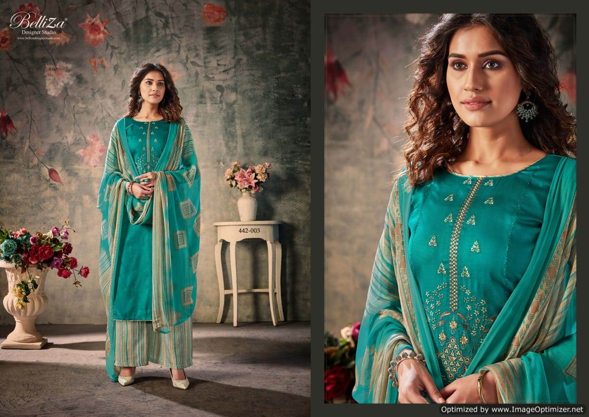 Belliza  Presents Nazar E Patiala Vol 4 Designer Dress Material