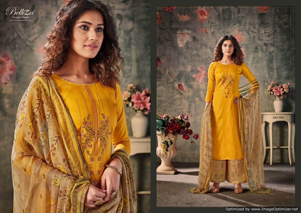 Belliza  Presents Nazar E Patiala Vol 4 Designer Dress Material