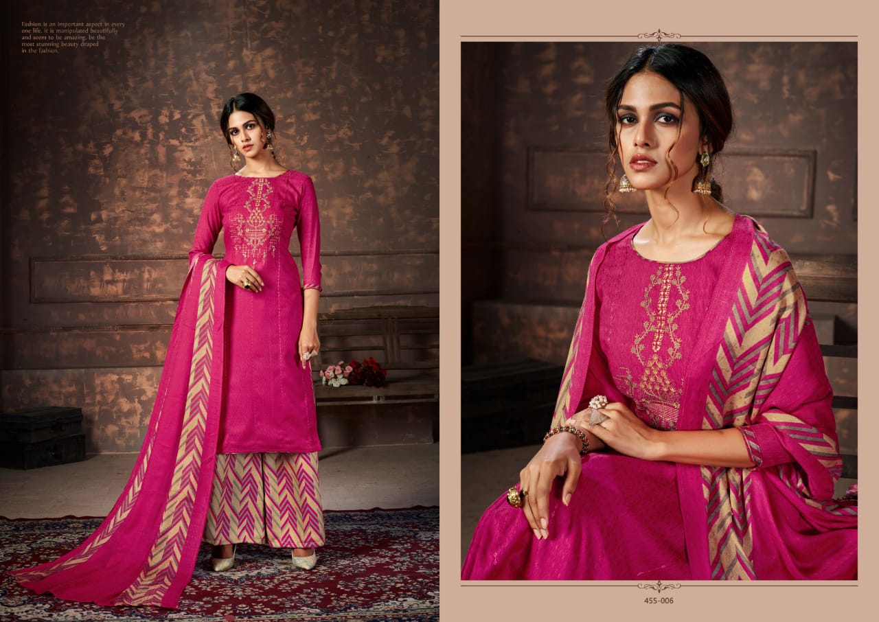 Belliza Presents Nizam-e-patiala Designer Dress Material