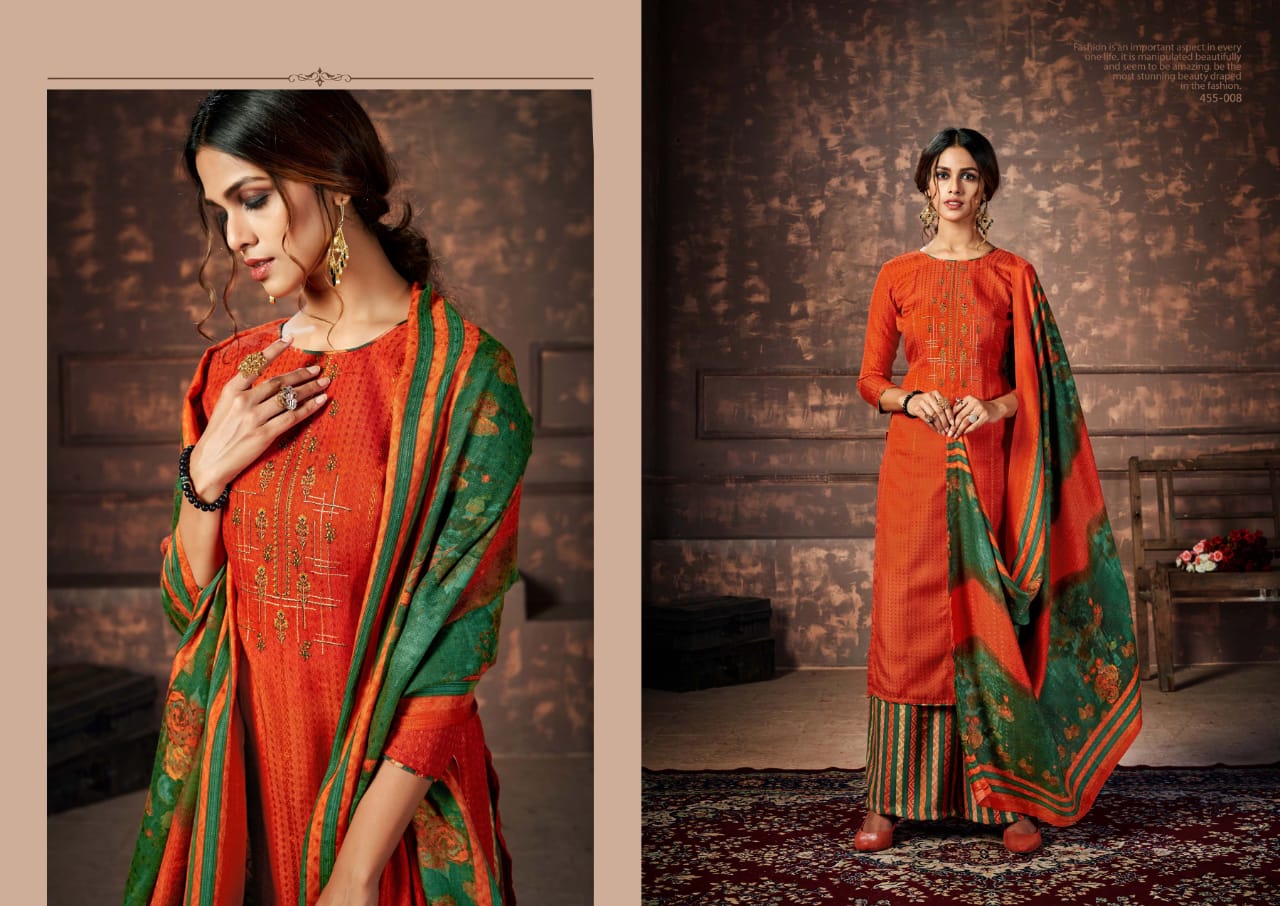 Belliza Presents Nizam-e-patiala Designer Dress Material