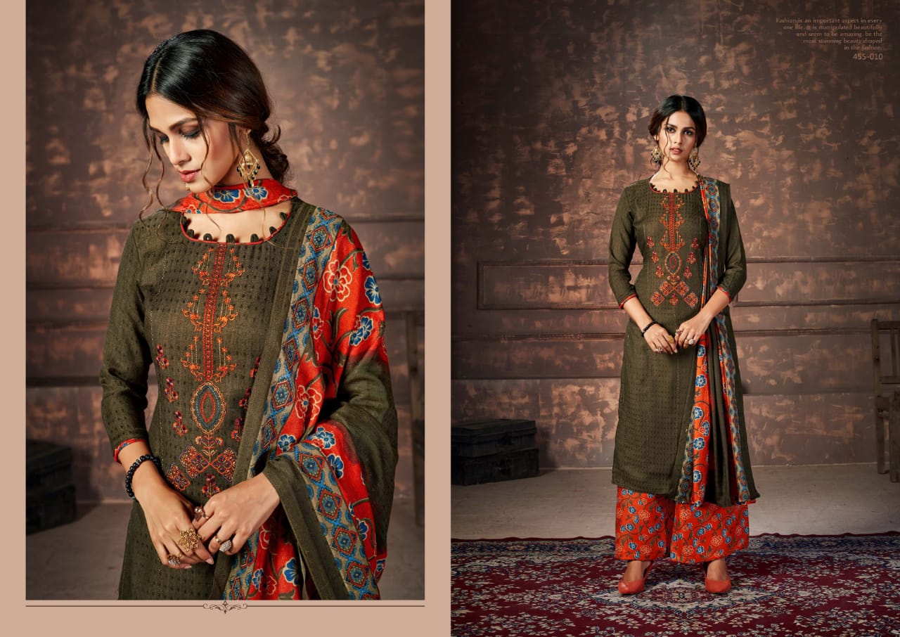 Belliza Presents Nizam-e-patiala Designer Dress Material