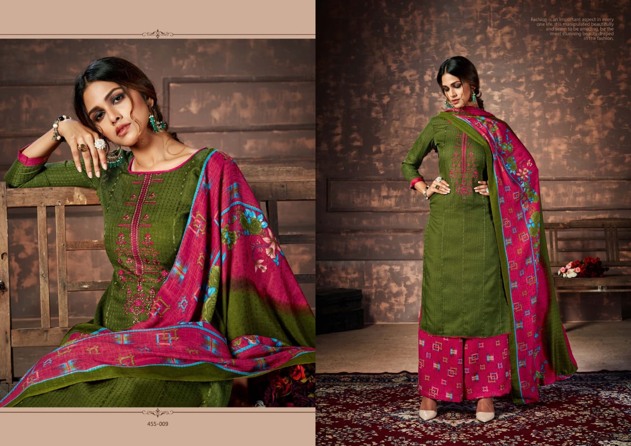 Belliza Presents Nizam-e-patiala Designer Dress Material