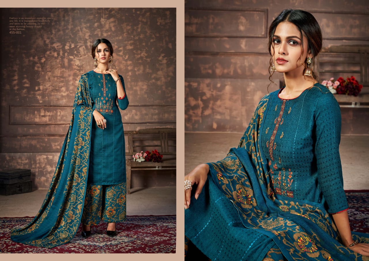 Belliza Presents Nizam-e-patiala Designer Dress Material