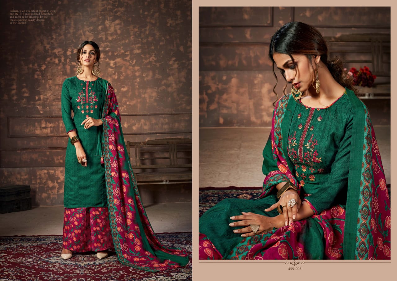 Belliza Presents Nizam-e-patiala Designer Dress Material