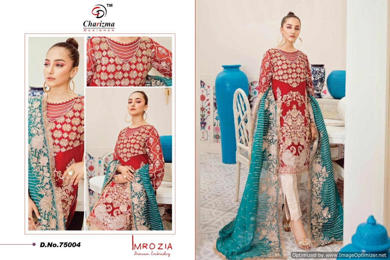 Charizma Presents Imrozia Exclusive Heavy Faux Georgette Pakistani Suits