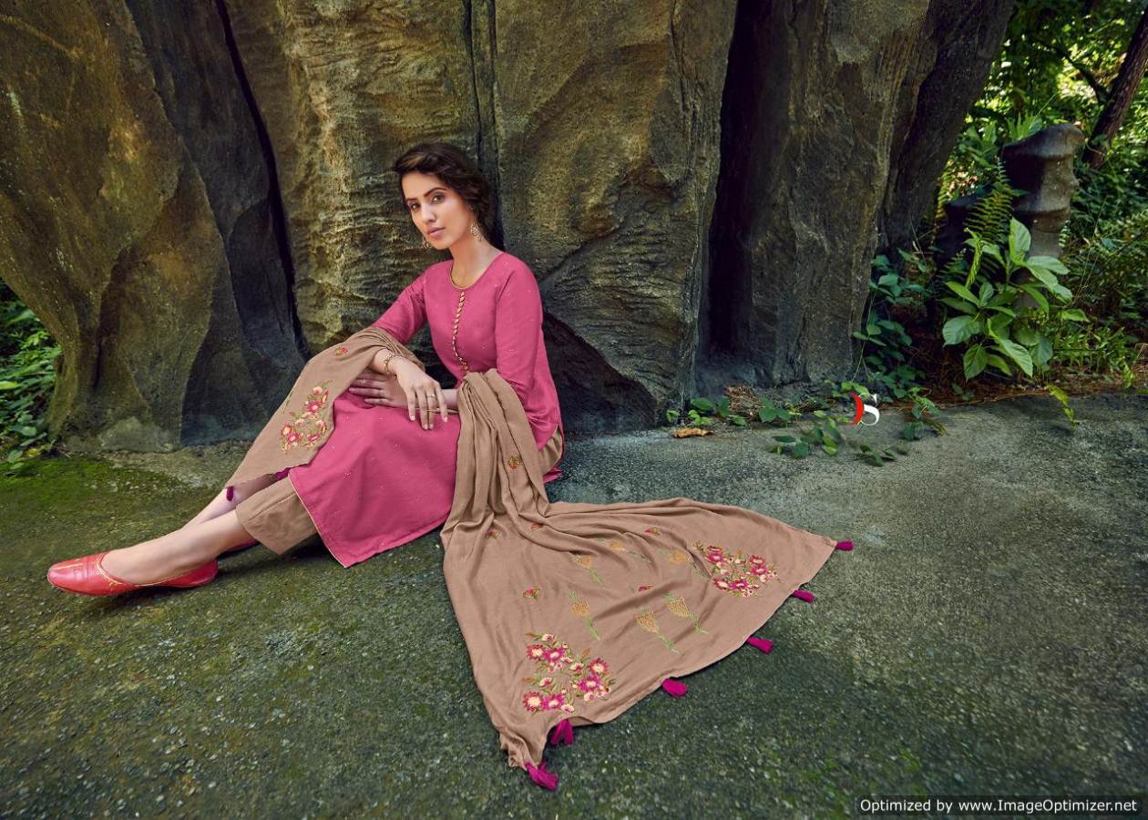 Deepsy  Presents Evergreen  Designer Dress Material