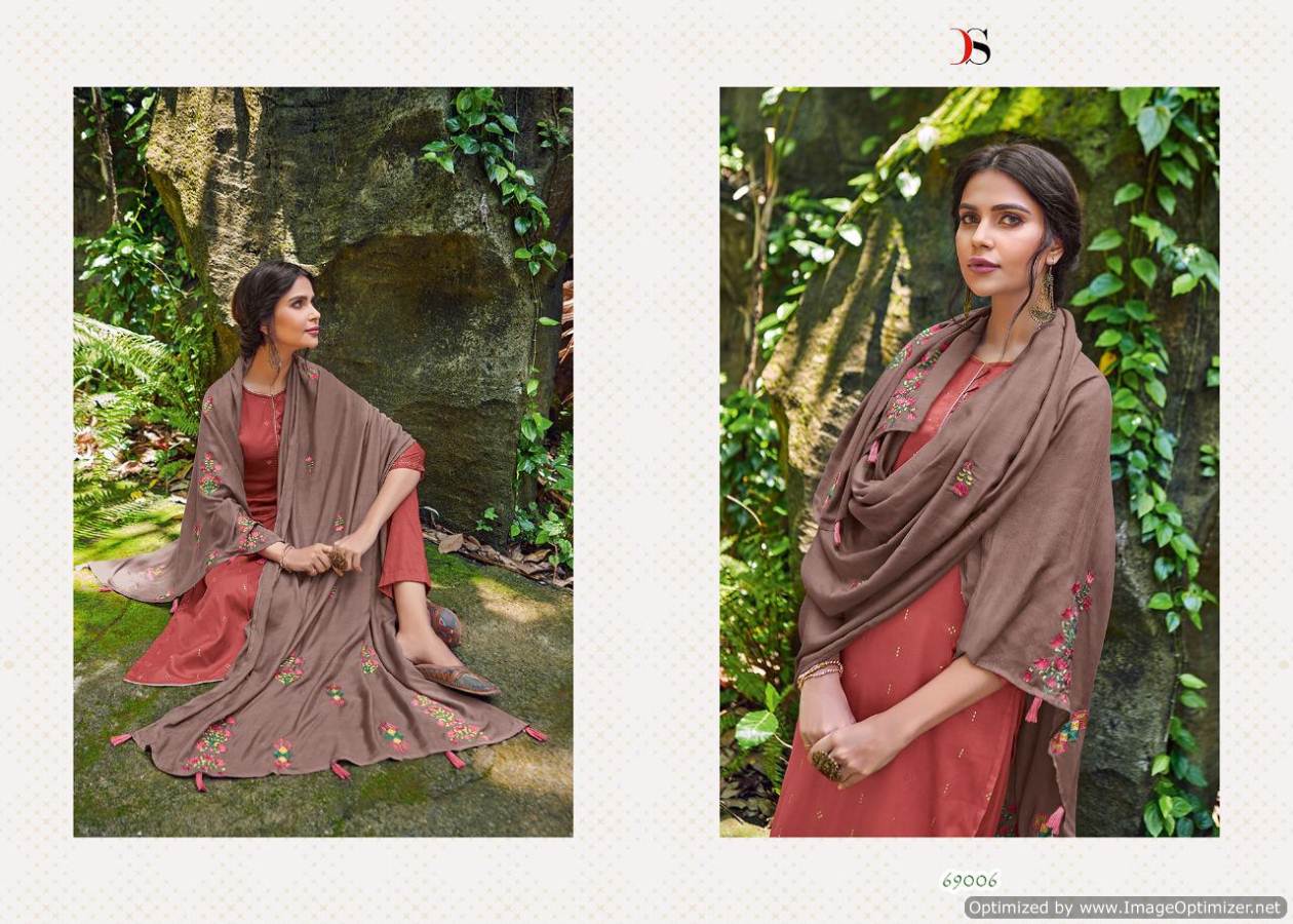 Deepsy  Presents Evergreen  Designer Dress Material